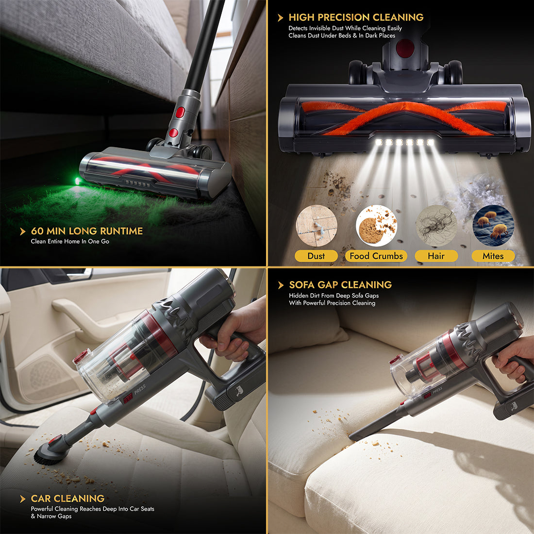 ROBOLTA H4 ULTRA - Cordless Vacuum with Auto Dust Station