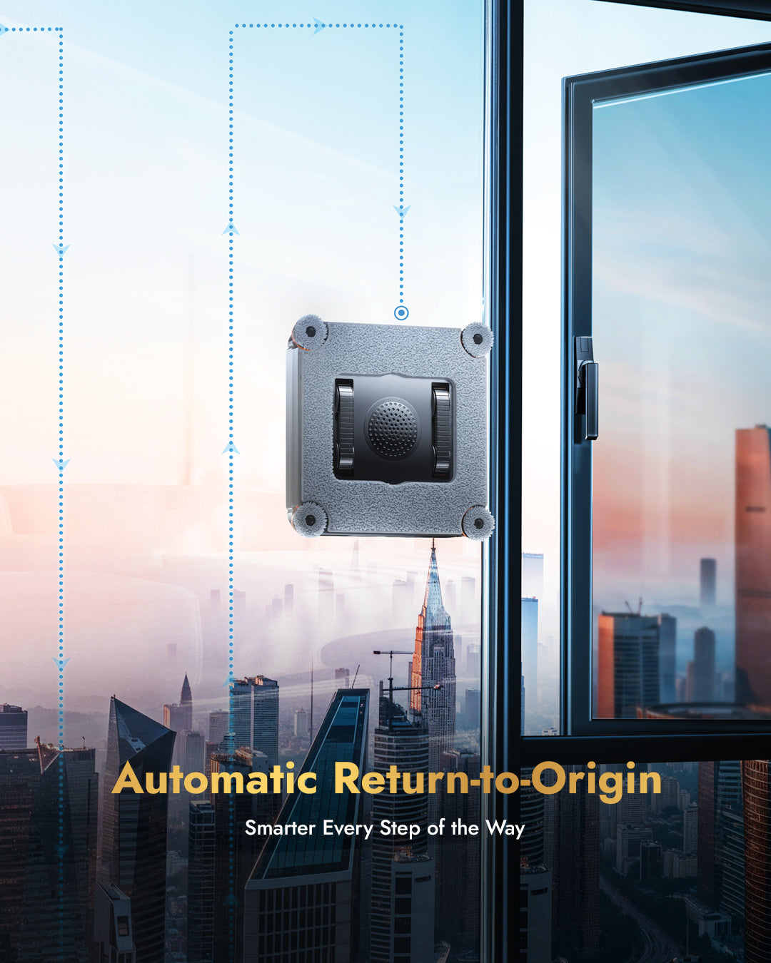 RX7 Glassmate - Intelligent Glass Cleaning robot with remote control