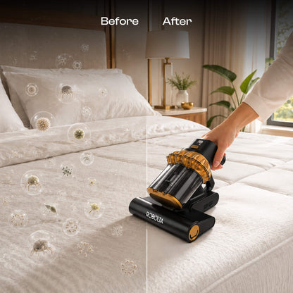 ROBOLTA F8 ULTRA - Cordless Fabric & Mite Care Vacuum Deep Cleaning. Total Freedom.