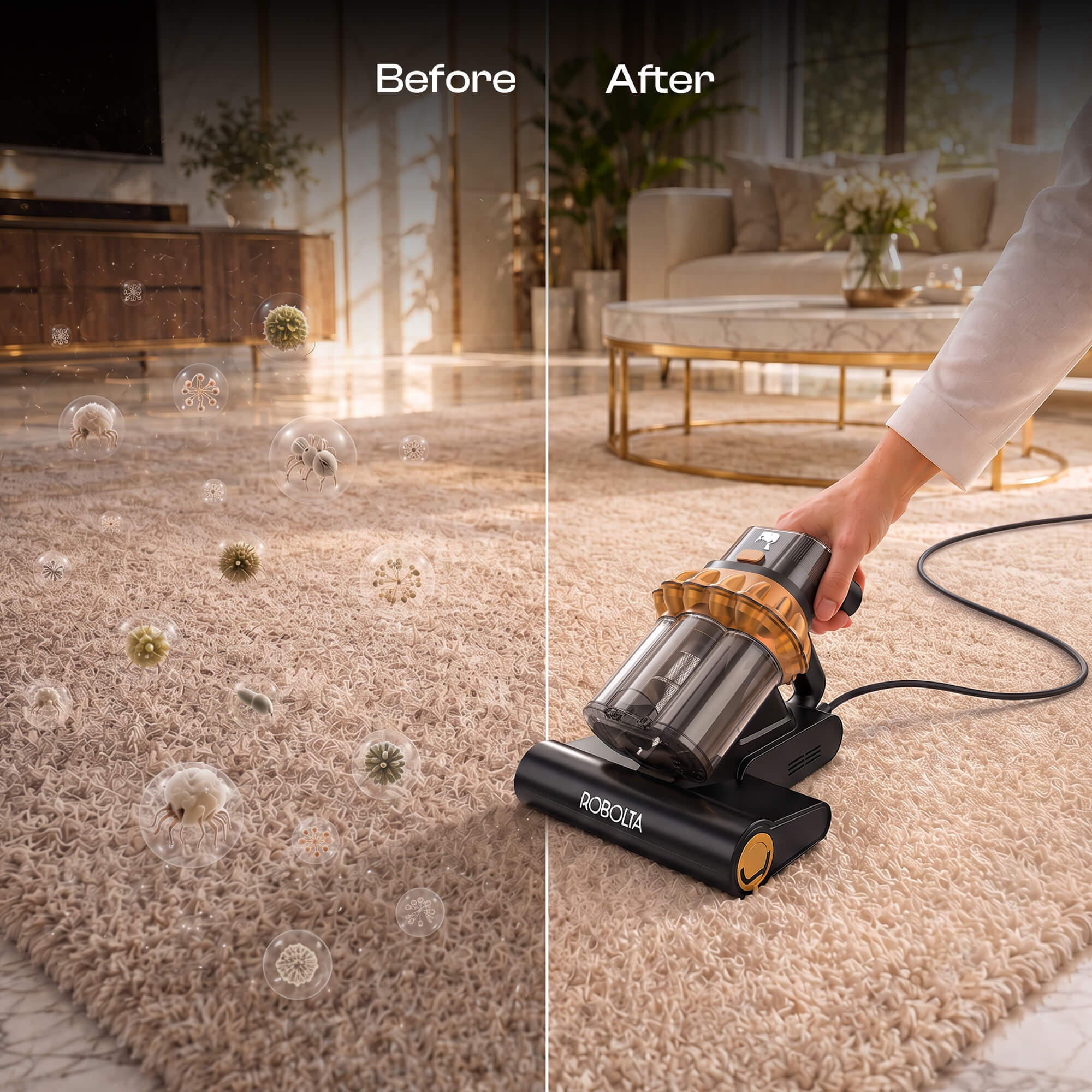 ROBOLTA F6 MAX – Corded Fabric & Mite Care Vacuum cleaner