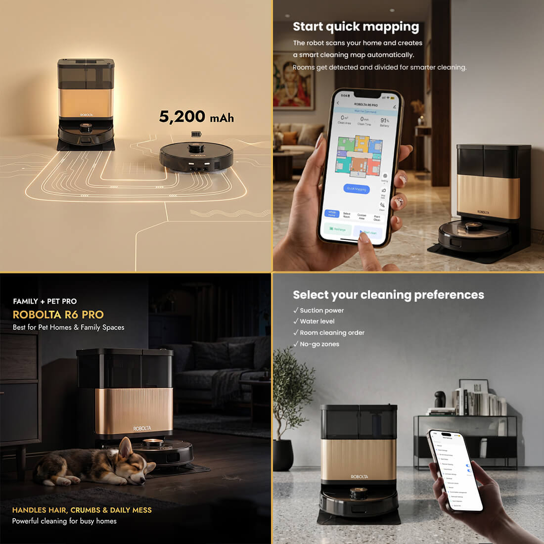 ROBOLTA R6 PRO – Fully SelfMaintaining Cleaning Robot