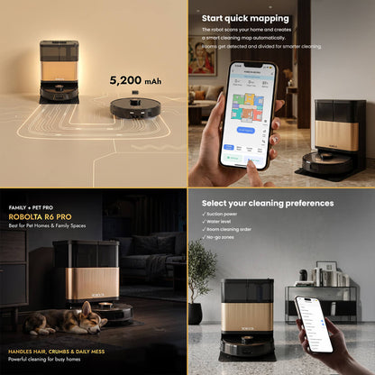 ROBOLTA R6 PRO – Fully SelfMaintaining Cleaning Robot