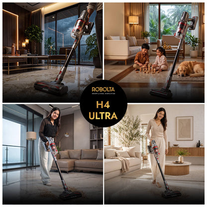 ROBOLTA H4 ULTRA - Cordless Vacuum with Auto Dust Station