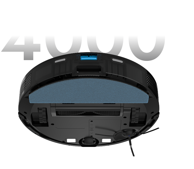 <p>5,000Pa Powerful Suction with LiDAR Navigation</p>