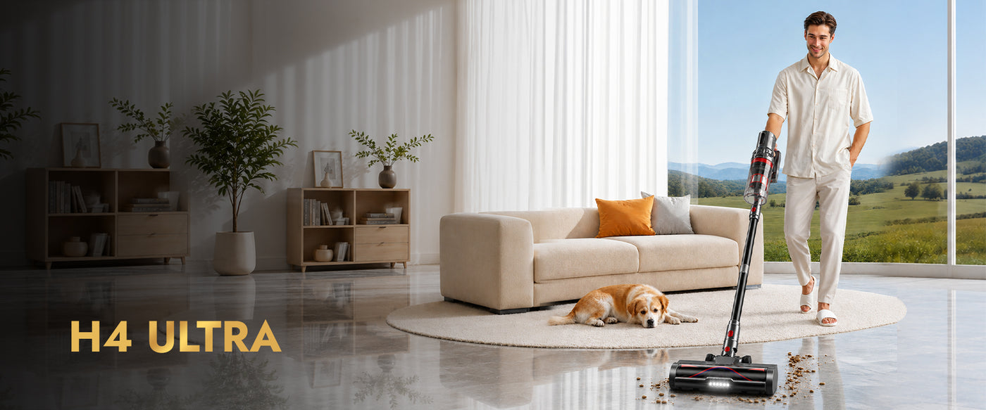 H4 Ultra – Cordless Vacuum with Auto Dust Station