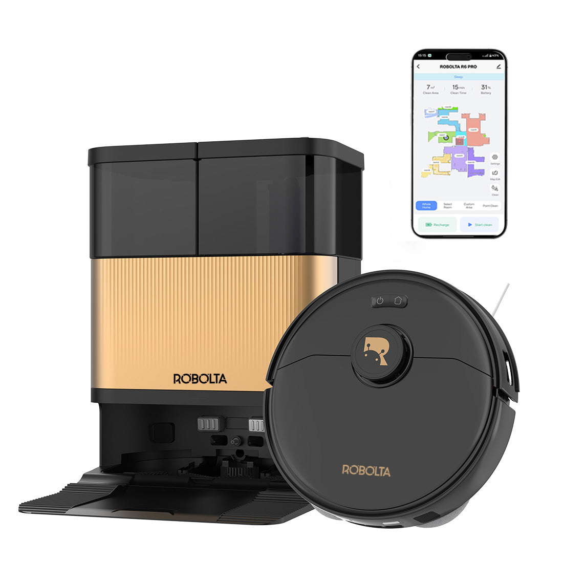 ROBOLTA R6 PRO – Fully SelfMaintaining Cleaning Robot