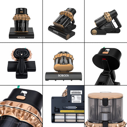 ROBOLTA F8 ULTRA - Cordless Fabric & Mite Care Vacuum Deep Cleaning. Total Freedom.
