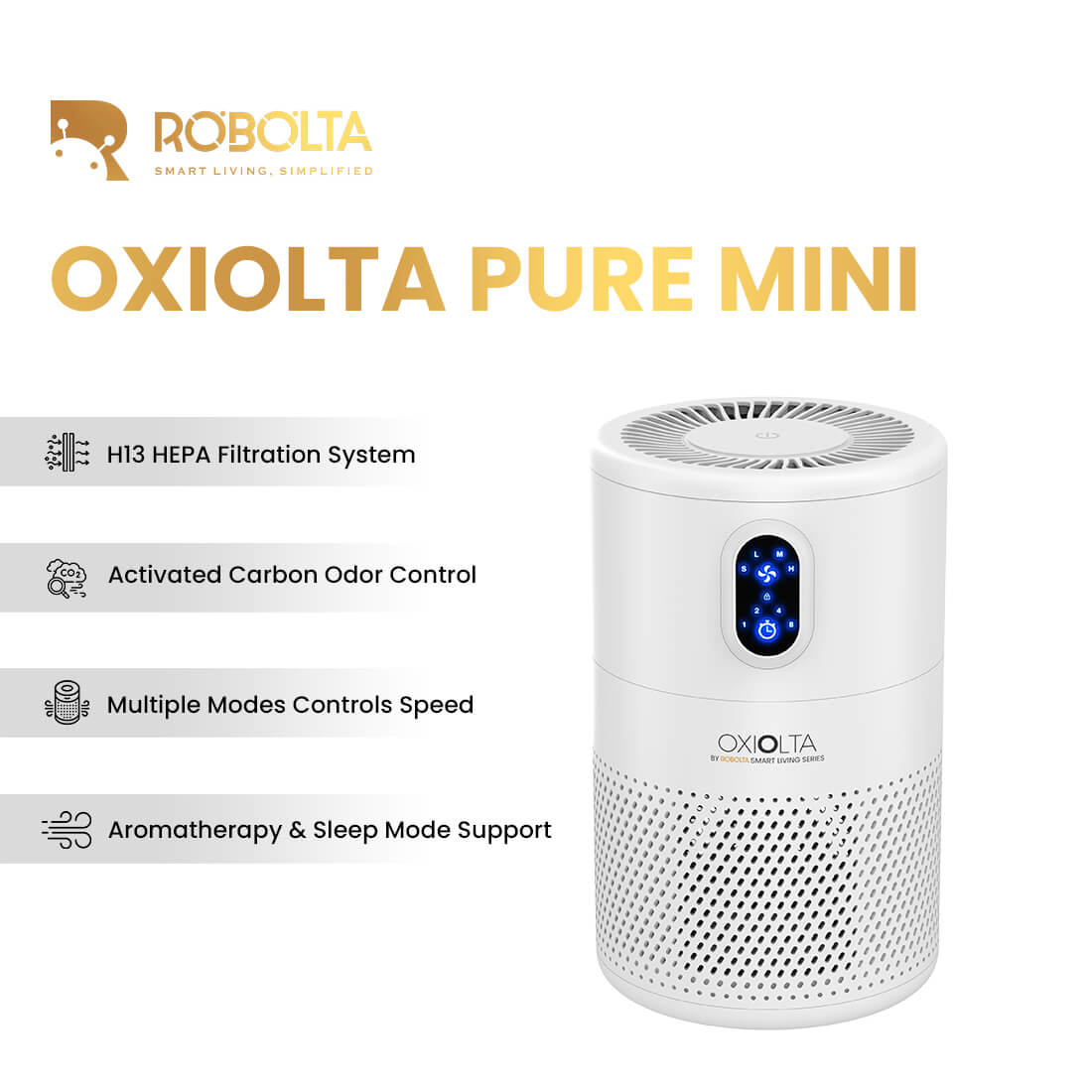 ROBOLTA OXIOLTA - PURE MINI SMALL IN SIZE. BIG ON PURIFICATION